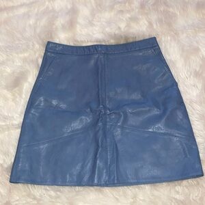 Zara Faux Leather Skirt